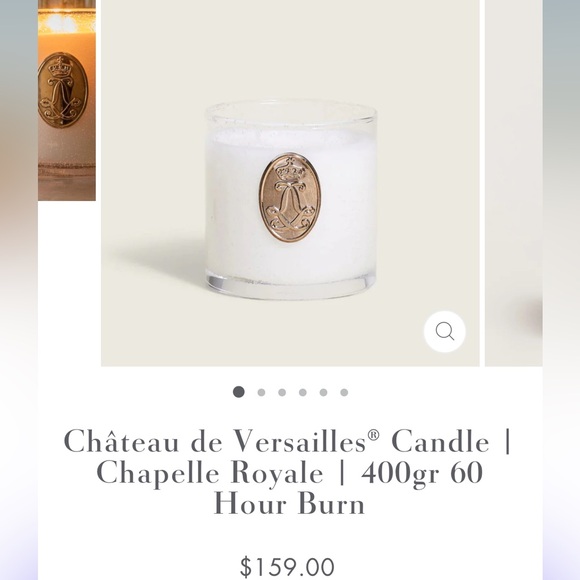 Chateau De Versailles “Chapelle Royale” Scented Candle - Picture 8 of 9